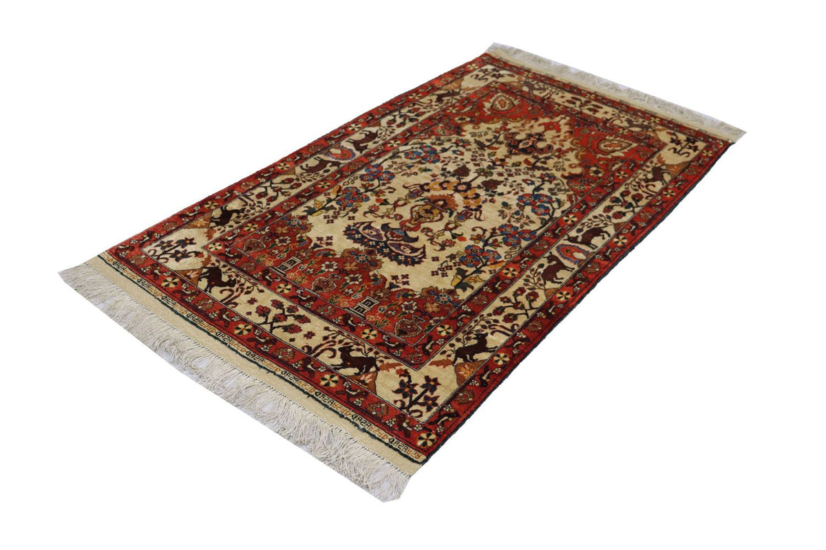 Alfombra afgana - 197 x 113 cm - beige