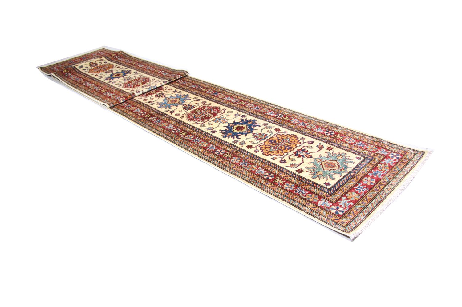 Alfombra de pasillo Alfombra Ziegler - 643 x 84 cm - beige
