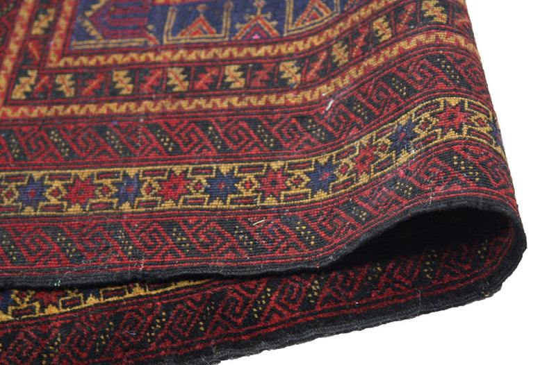 Alfombra afgana - 152 x 95 cm - rojo