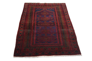 Alfombra Belutsch - 151 x 107 cm - azul