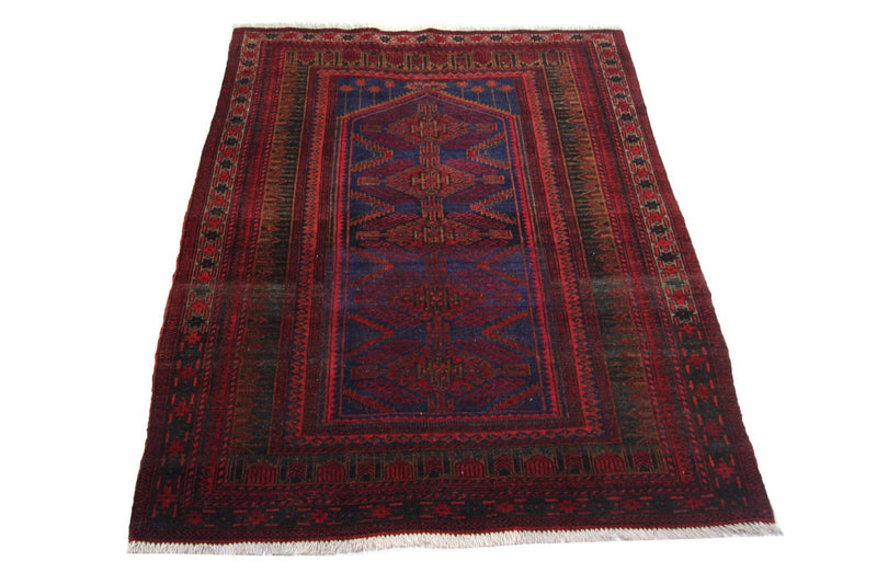 Alfombra Belutsch - 151 x 107 cm - azul