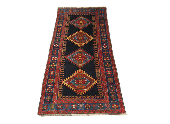 Alfombra de pasillo Alfombra Ziegler - Kazak - 268 x 110 cm - azul