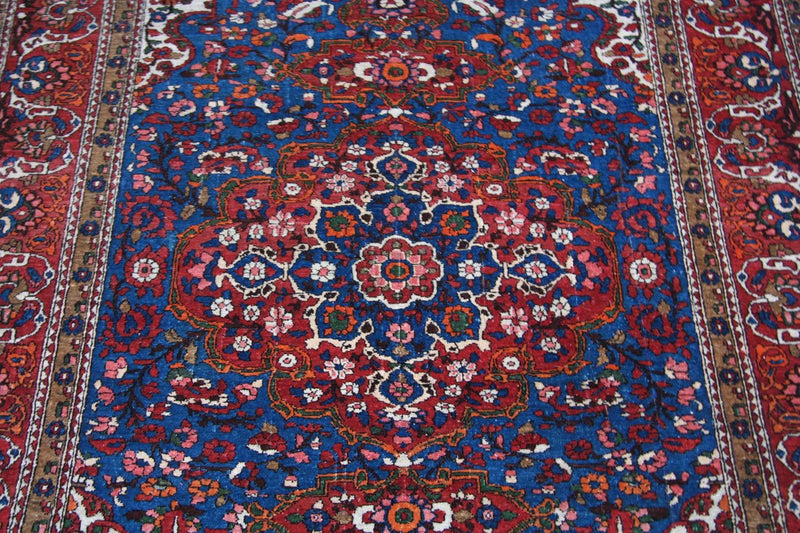 Alfombra persa - Nómada - 203 x 143 cm - azul