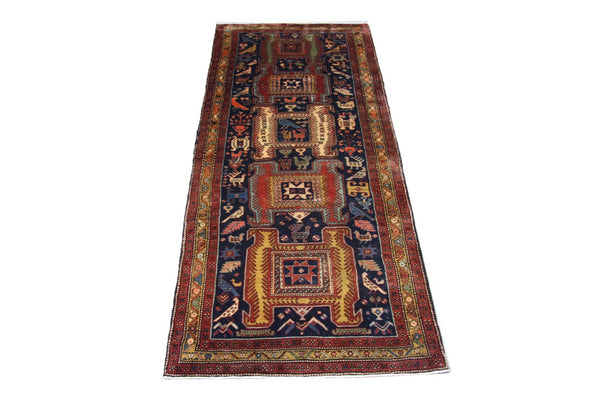 Alfombra de pasillo Alfombra persa - Nómada - 182 x 124 cm - azul