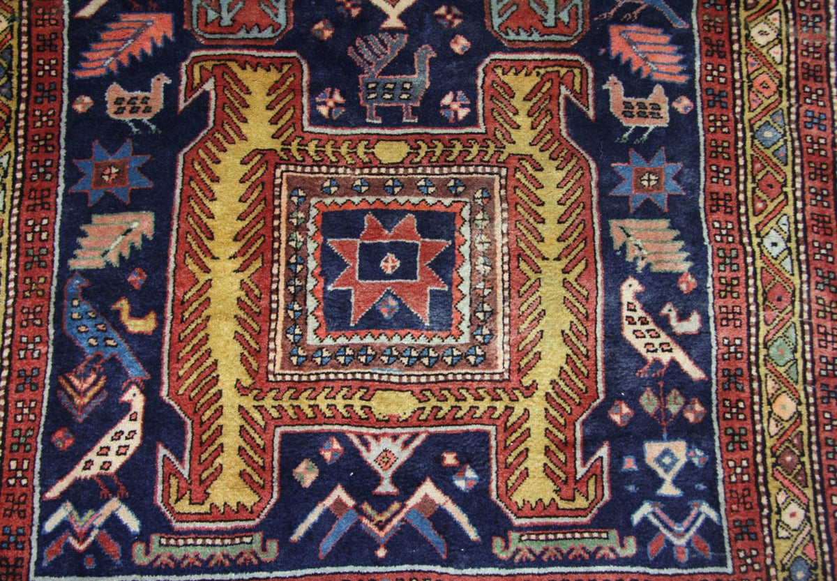 Alfombra de pasillo Alfombra persa - Nómada - 182 x 124 cm - azul