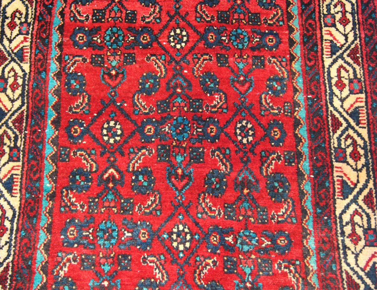 Alfombra de pasillo Alfombra persa - Nómada - 500 x 86 cm - rojo