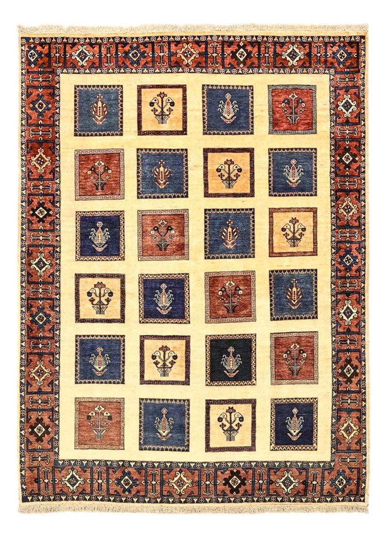 Alfombra Gabbeh - Persa Kashkuli - Real - 205 x 152 cm - multicolor