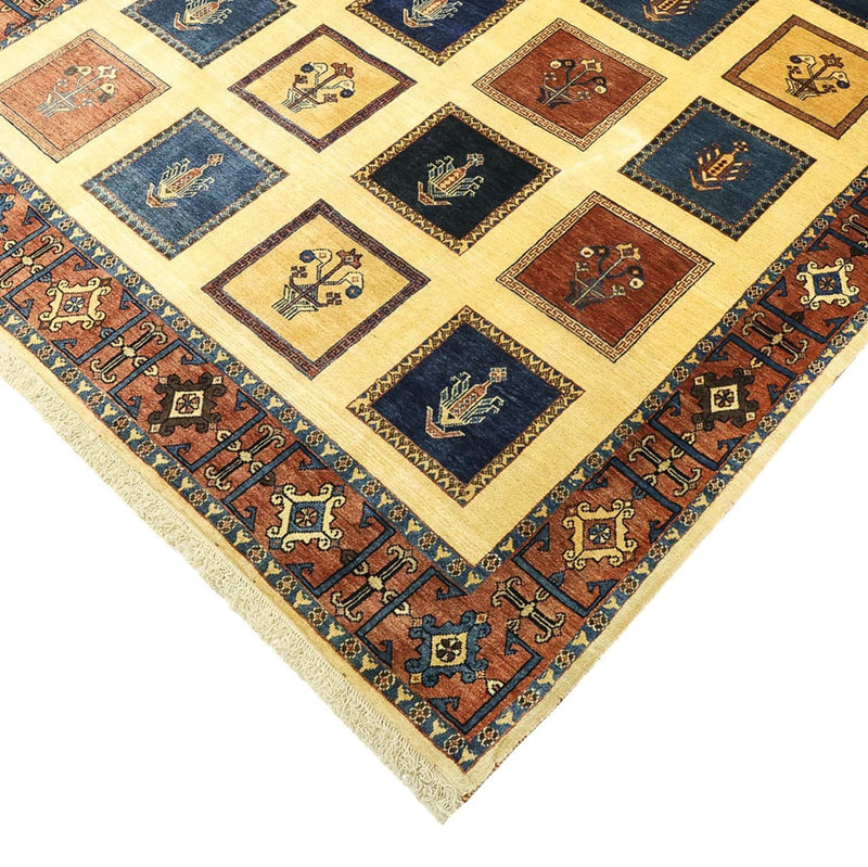 Alfombra Gabbeh - Persa Kashkuli - Real - 205 x 152 cm - multicolor