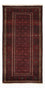 Alfombra de pasillo Alfombra Belutsch - 203 x 101 cm - rojo oscuro