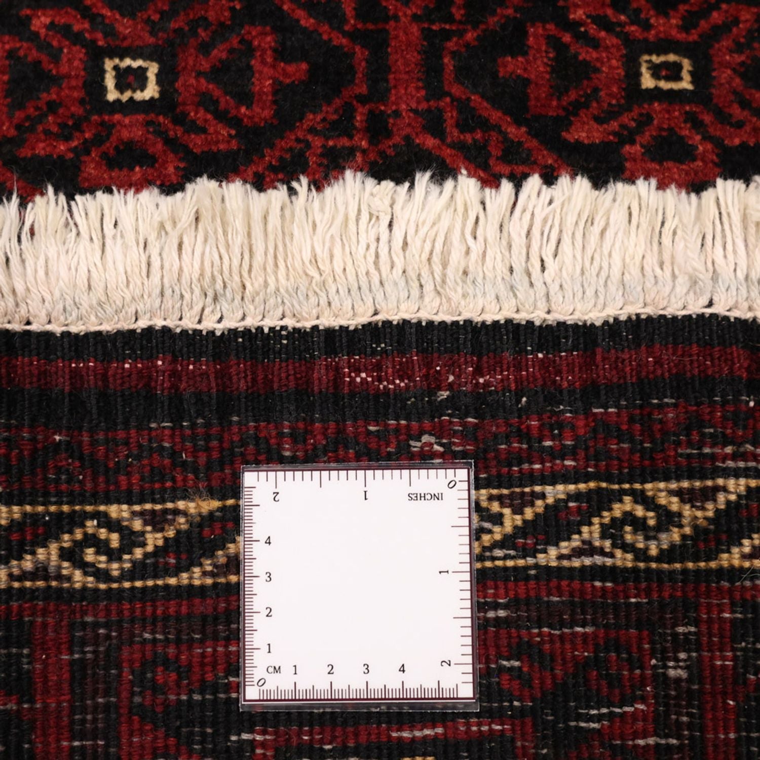 Alfombra de pasillo Alfombra Belutsch - 203 x 101 cm - rojo oscuro