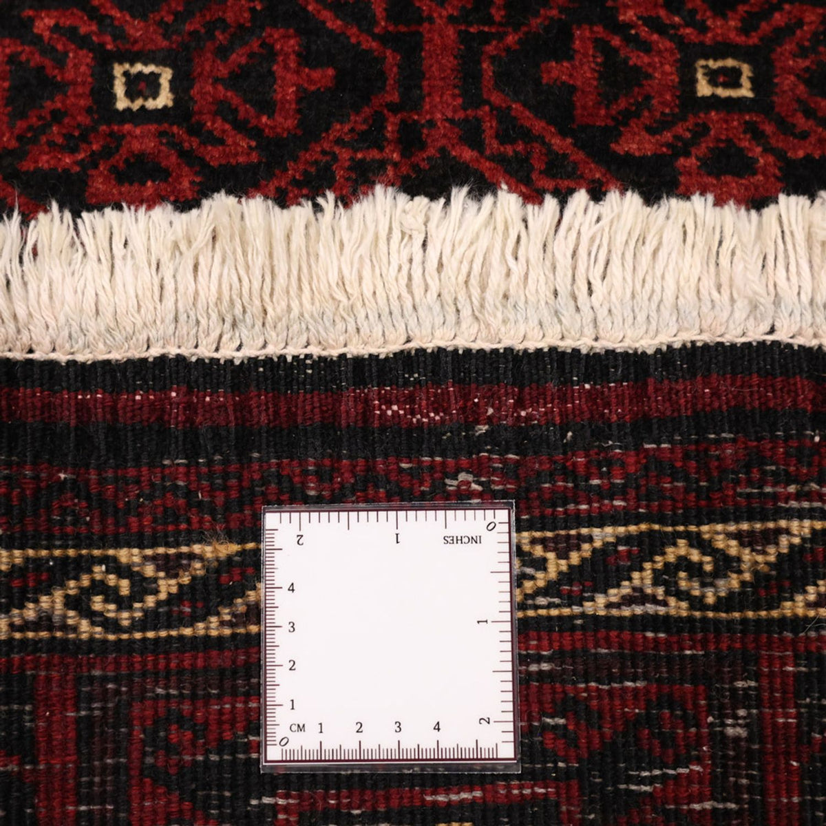 Alfombra de pasillo Alfombra Belutsch - 203 x 101 cm - rojo oscuro