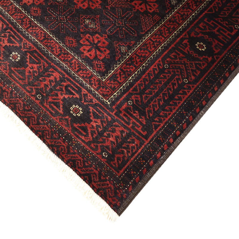 Alfombra de pasillo Alfombra Belutsch - 193 x 104 cm - rojo oscuro
