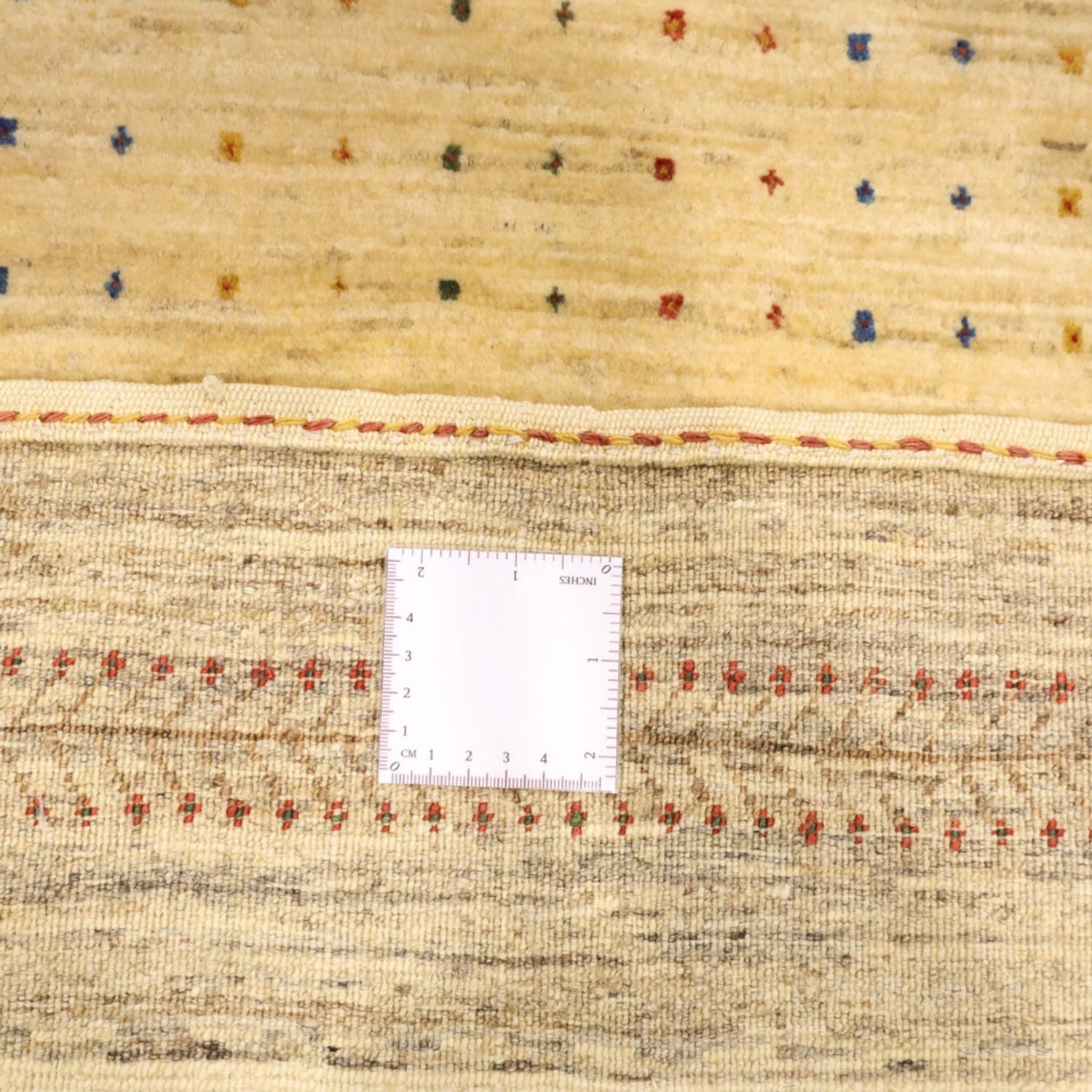 Alfombra Gabbeh - Persa Kashkuli - 174 x 115 cm - beige claro