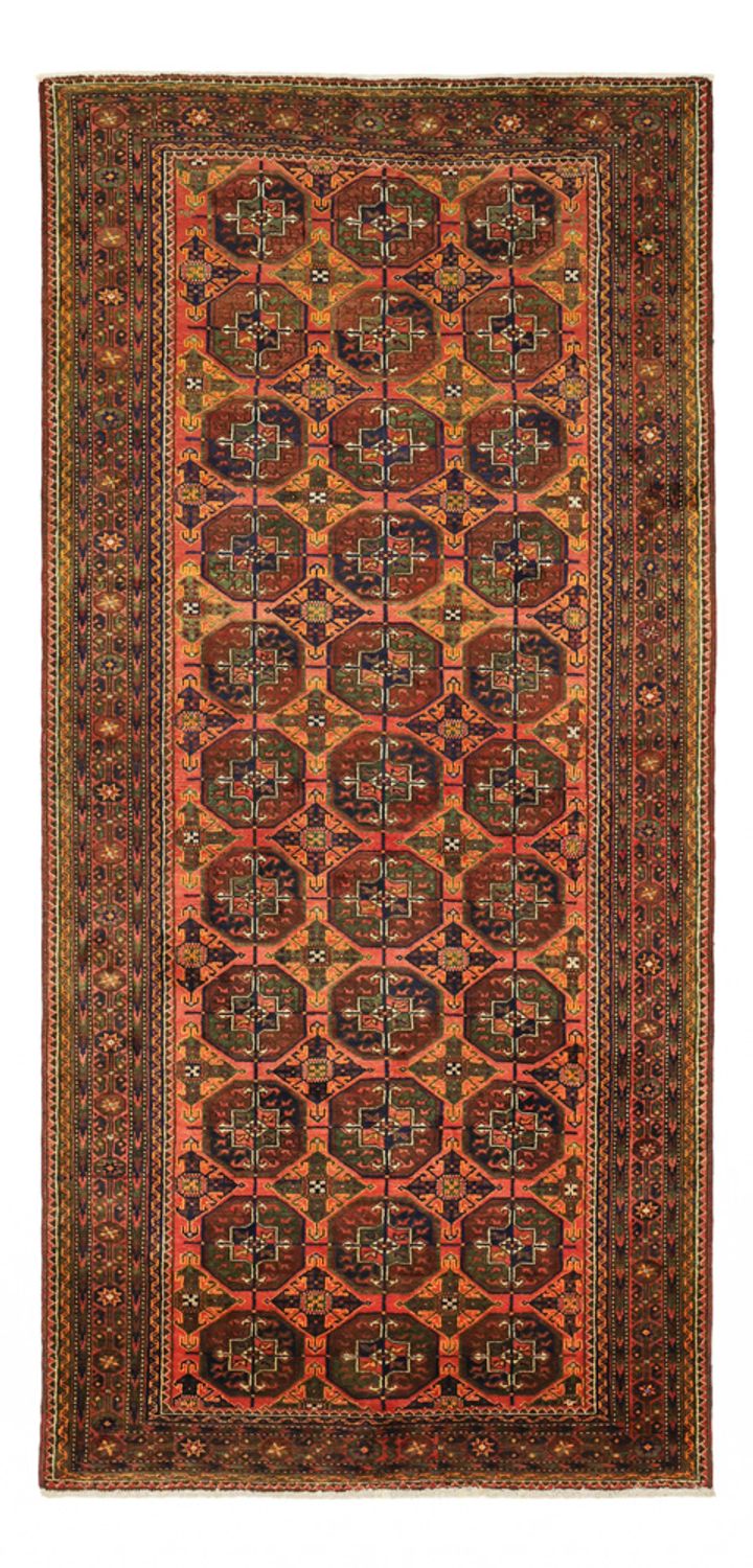 Alfombra de pasillo Alfombra Belutsch - 254 x 117 cm - marrón