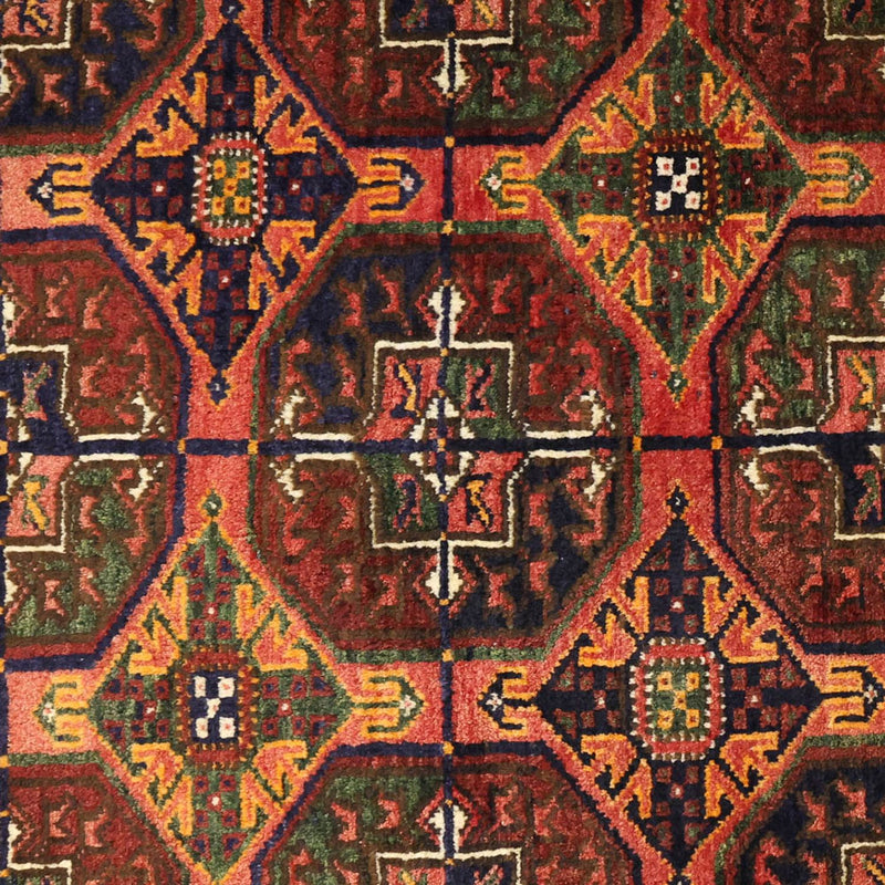 Alfombra de pasillo Alfombra Belutsch - 254 x 117 cm - marrón