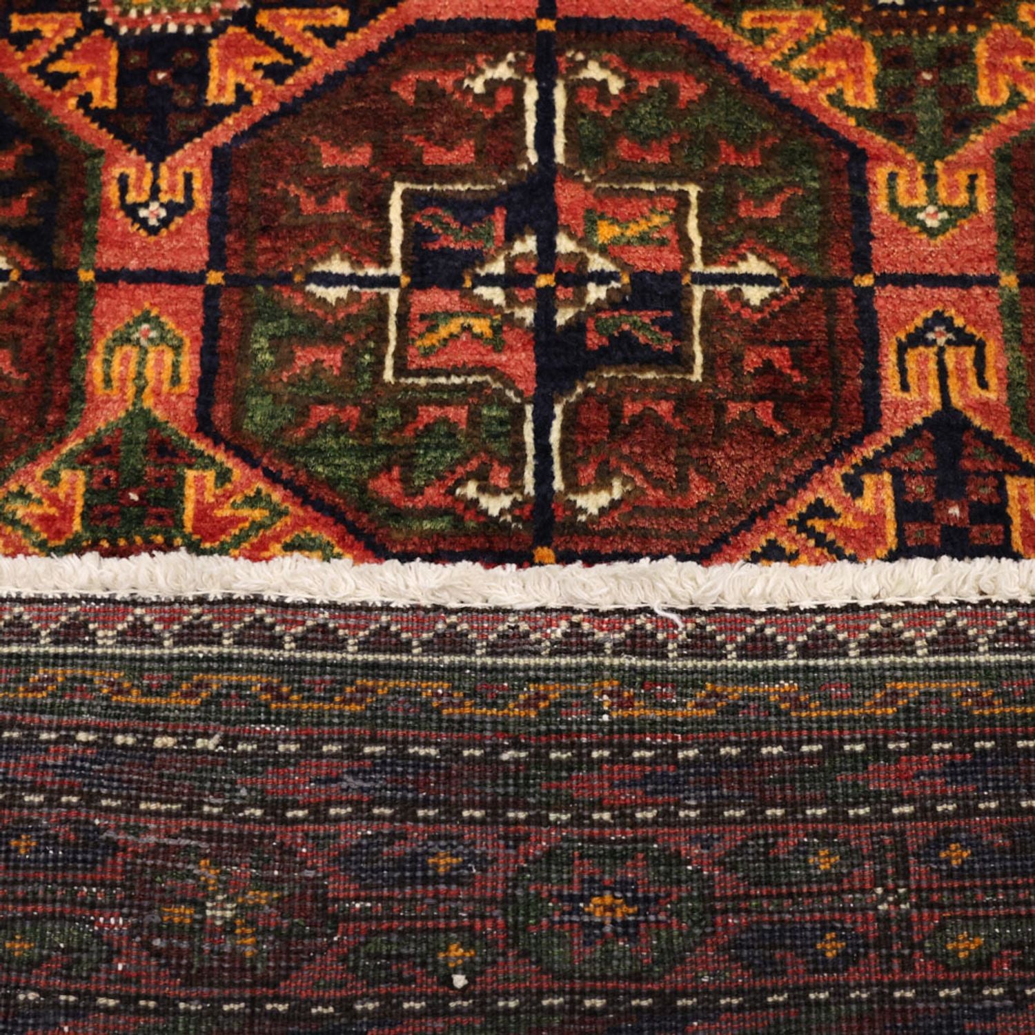 Alfombra de pasillo Alfombra Belutsch - 254 x 117 cm - marrón