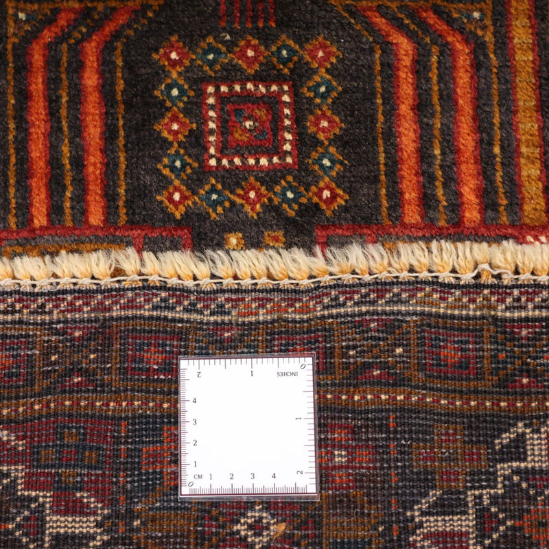 Alfombra de pasillo Alfombra Belutsch - 292 x 103 cm - rojo oscuro