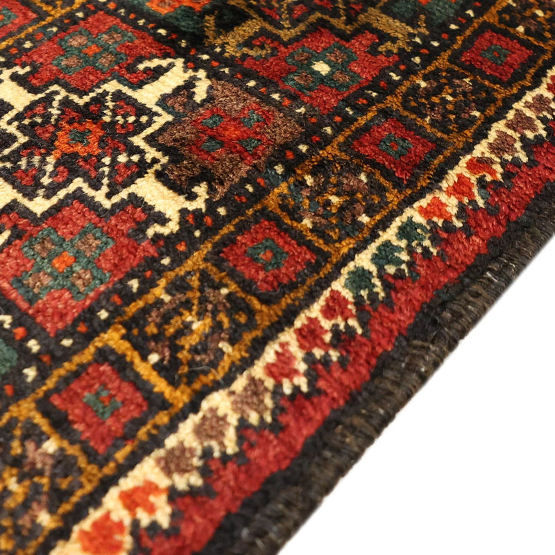 Alfombra de pasillo Alfombra Belutsch - 297 x 107 cm - rojo oscuro