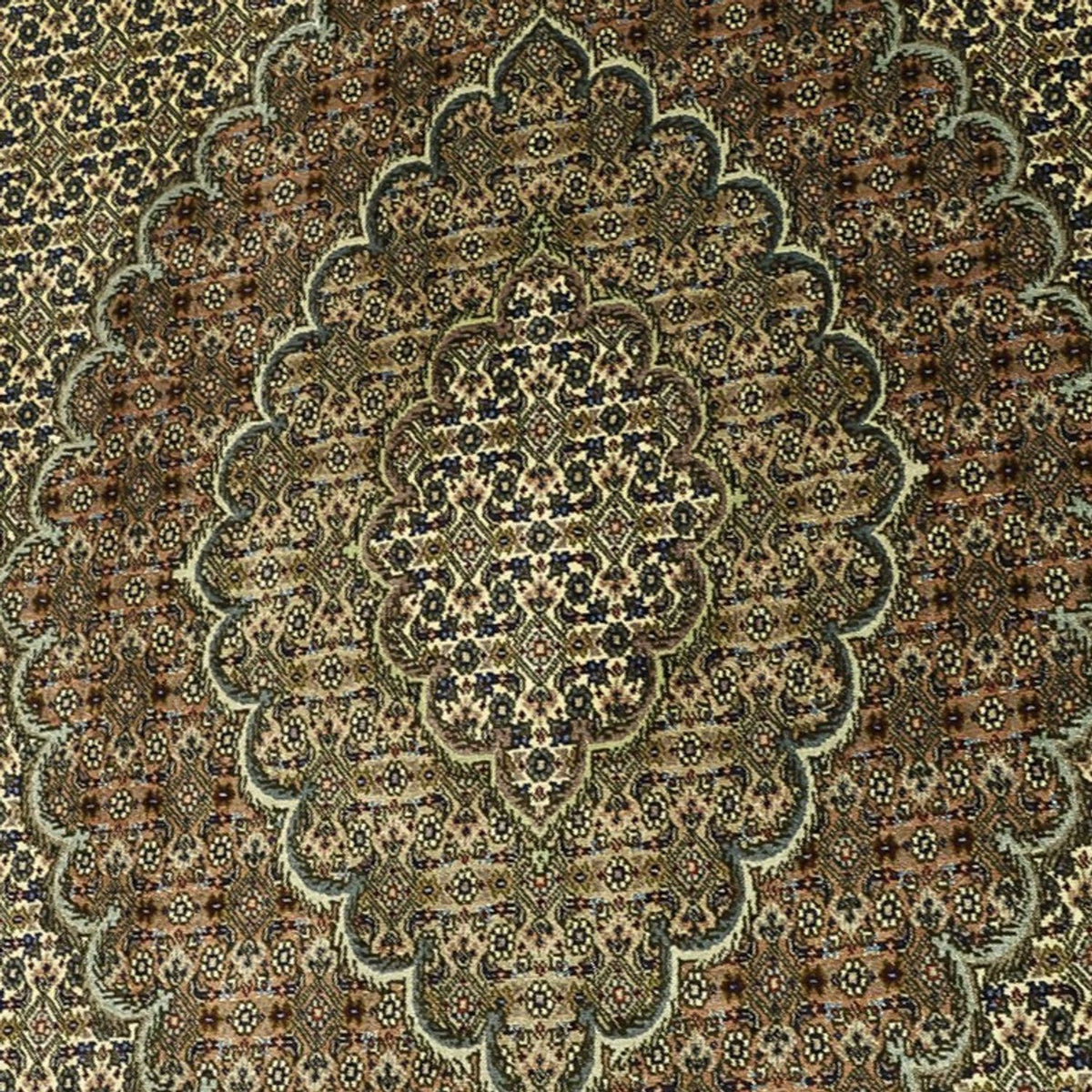 Alfombra Persa - Tabriz - Real - Real - 309 x 199 cm - plata
