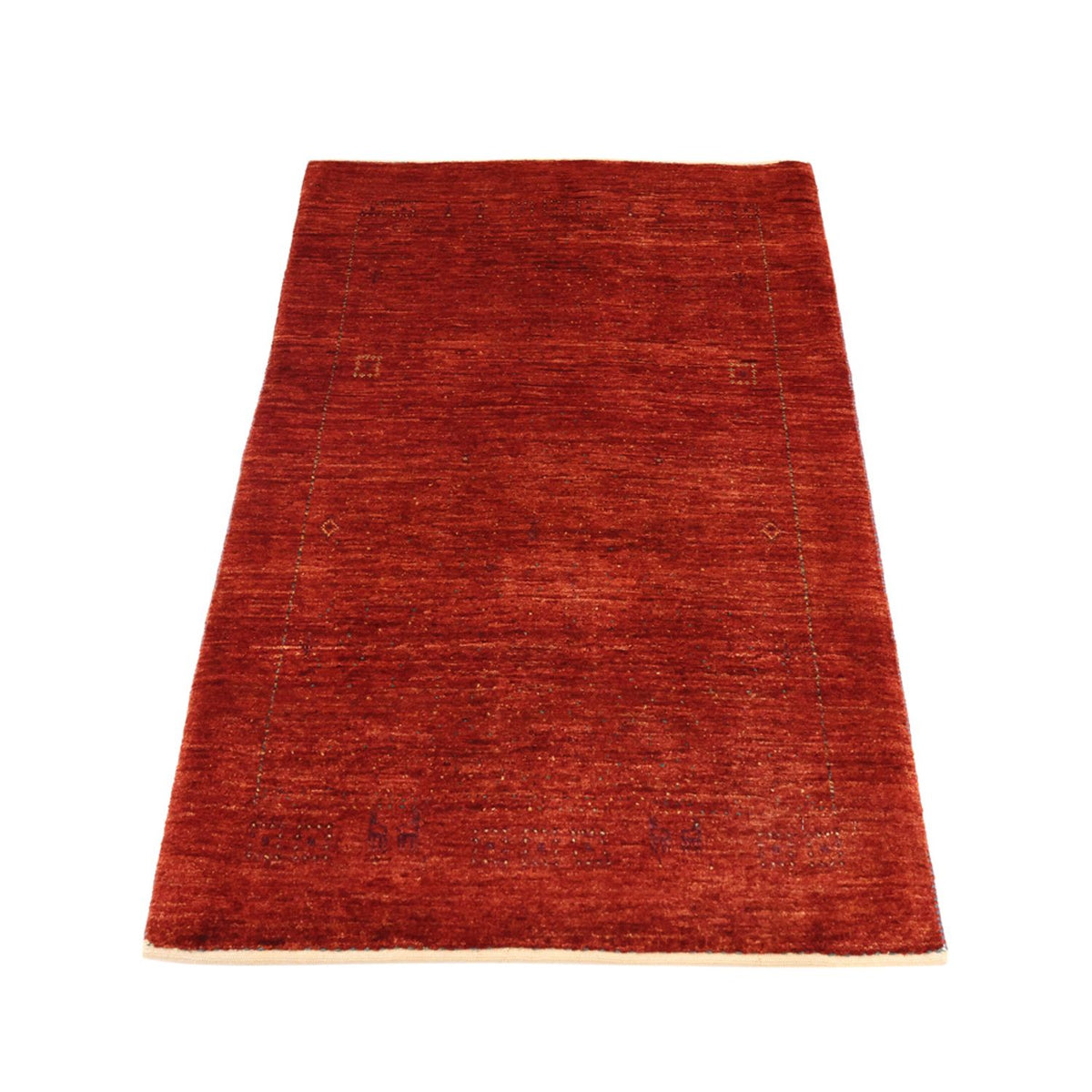 Alfombra Gabbeh - Persa Kashkuli - 129 x 80 cm - rojo