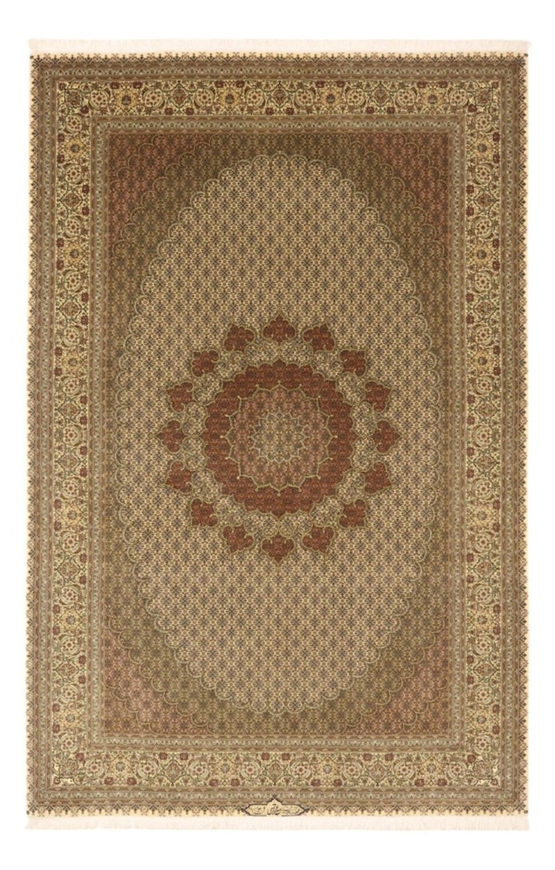 Alfombra Persa - Tabriz - Real - Real - 305 x 200 cm - arena