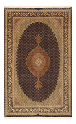 Alfombra Persa - Tabriz - Real - Real - 309 x 199 cm - beige oscuro