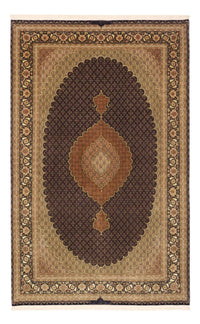Alfombra Persa - Tabriz - Real - Real - 309 x 199 cm - beige oscuro
