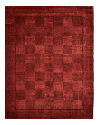 Alfombra Gabbeh - Persa - 327 x 259 cm - rojo oscuro