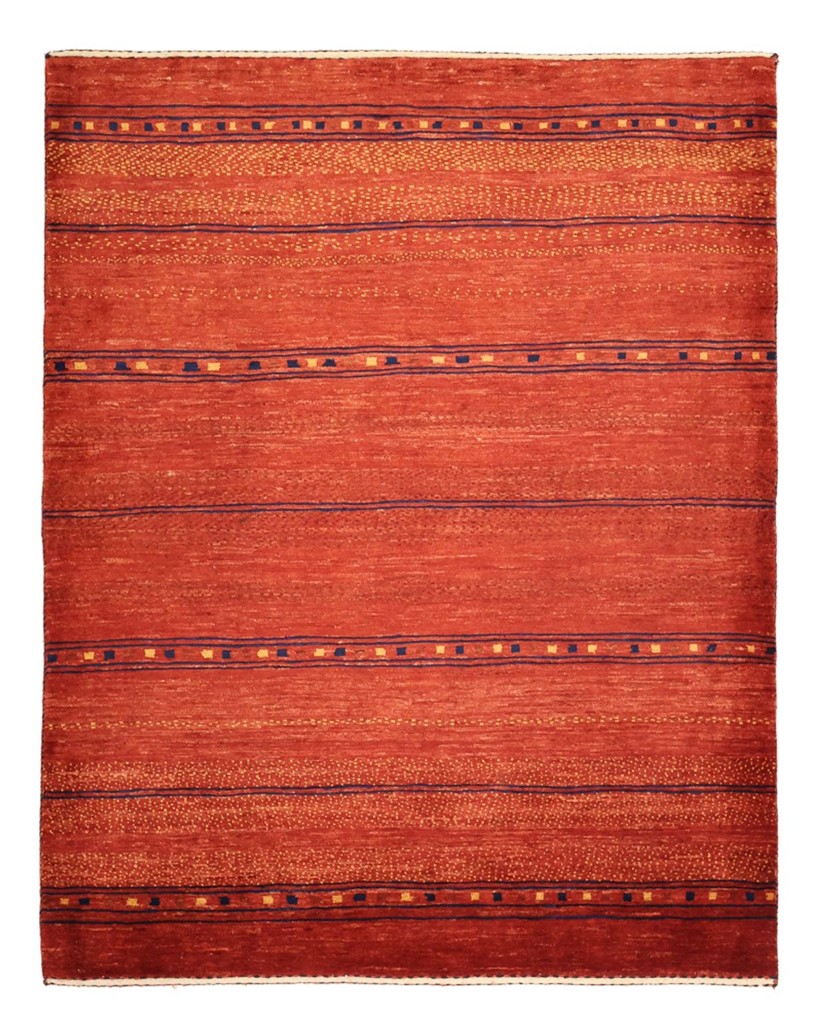 Alfombra Gabbeh - Persa Kashkuli - 129 x 103 cm - multicolor
