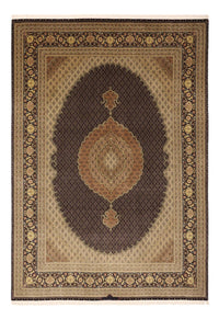 Alfombra Persa - Tabriz - Real - Real - 350 x 249 cm - marrón oscuro