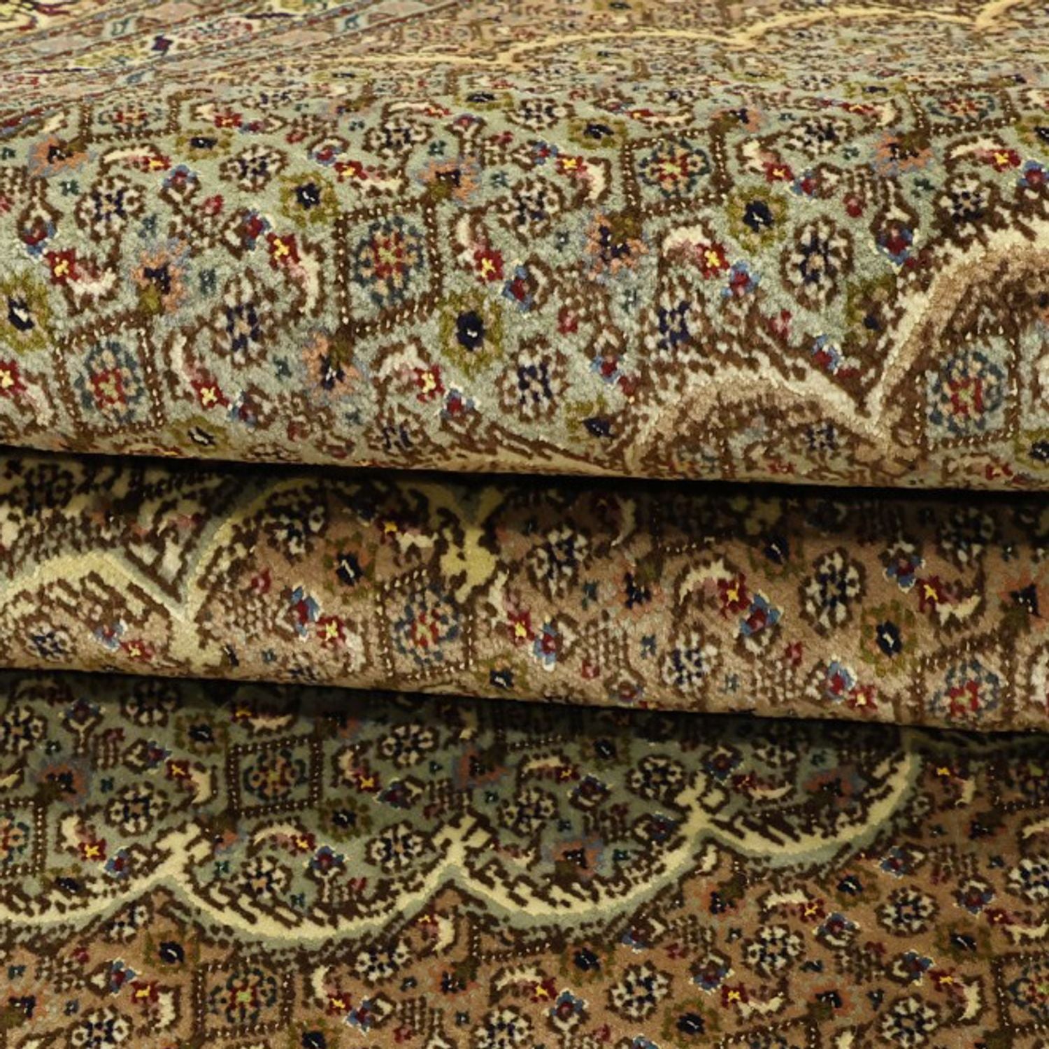 Alfombra Persa - Tabriz - Real - Real - 302 x 200 cm - beige oscuro