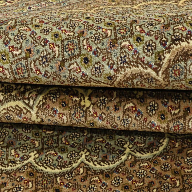 Alfombra Persa - Tabriz - Real - Real - 302 x 200 cm - beige oscuro