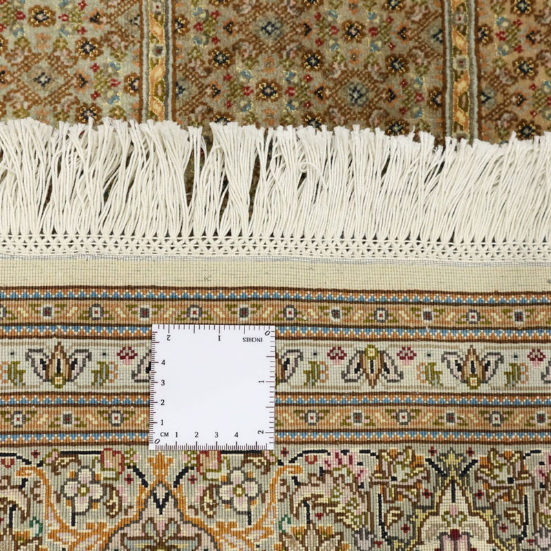Alfombra Persa - Tabriz - Real - Real - 207 x 151 cm - beige oscuro