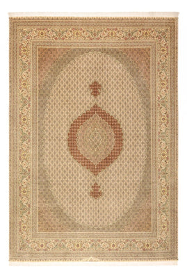 Alfombra Persa - Tabriz - Real - Real - 357 x 248 cm - beige claro