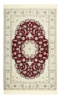Alfombra Persa - Nain - Real - Real - 152 x 100 cm - rojo