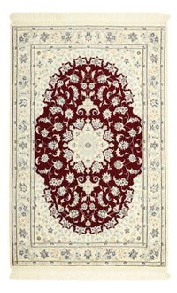 Alfombra Persa - Nain - Real - Real - 152 x 100 cm - rojo