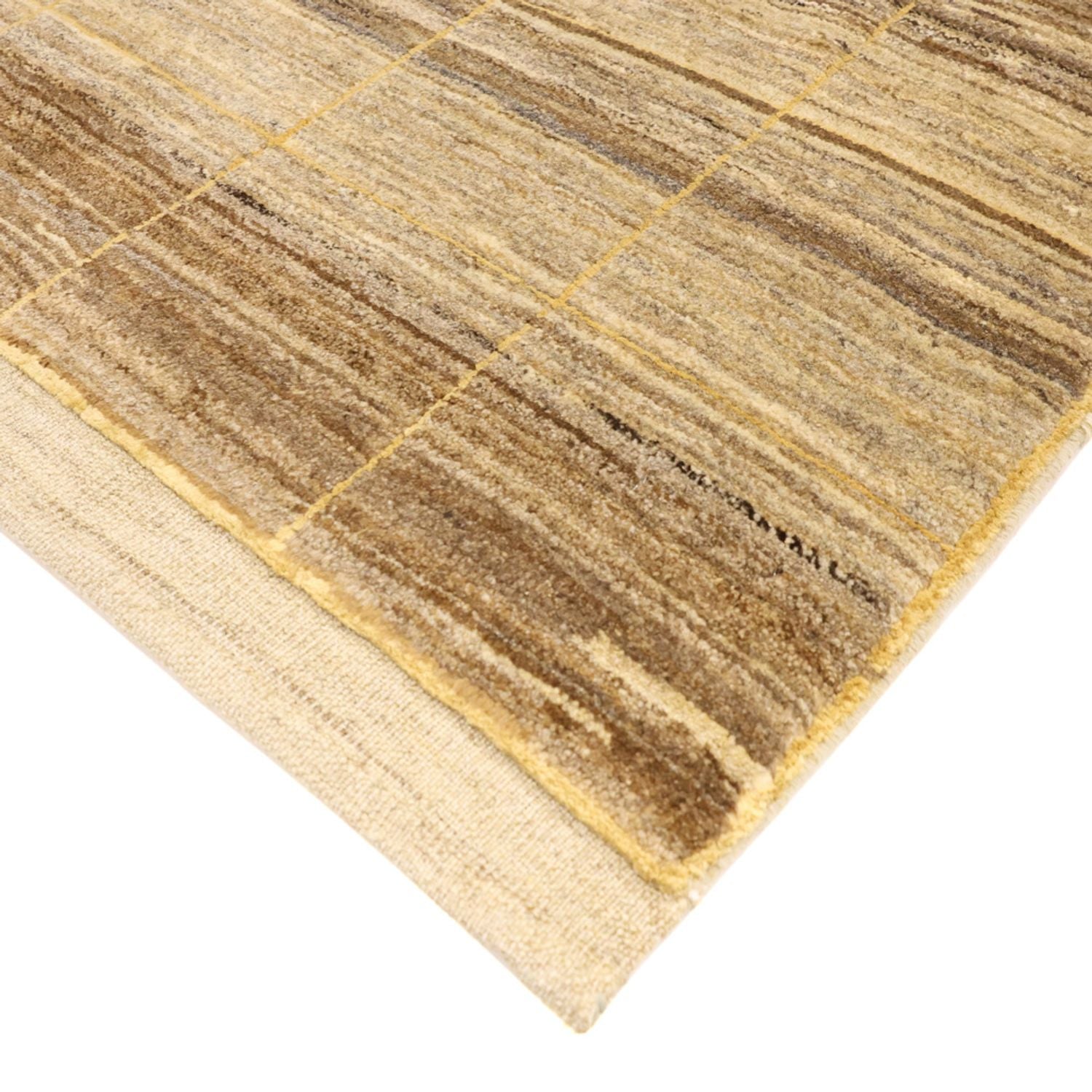 Alfombra Gabbeh - Loribaft Persa - 141 x 104 cm - beige