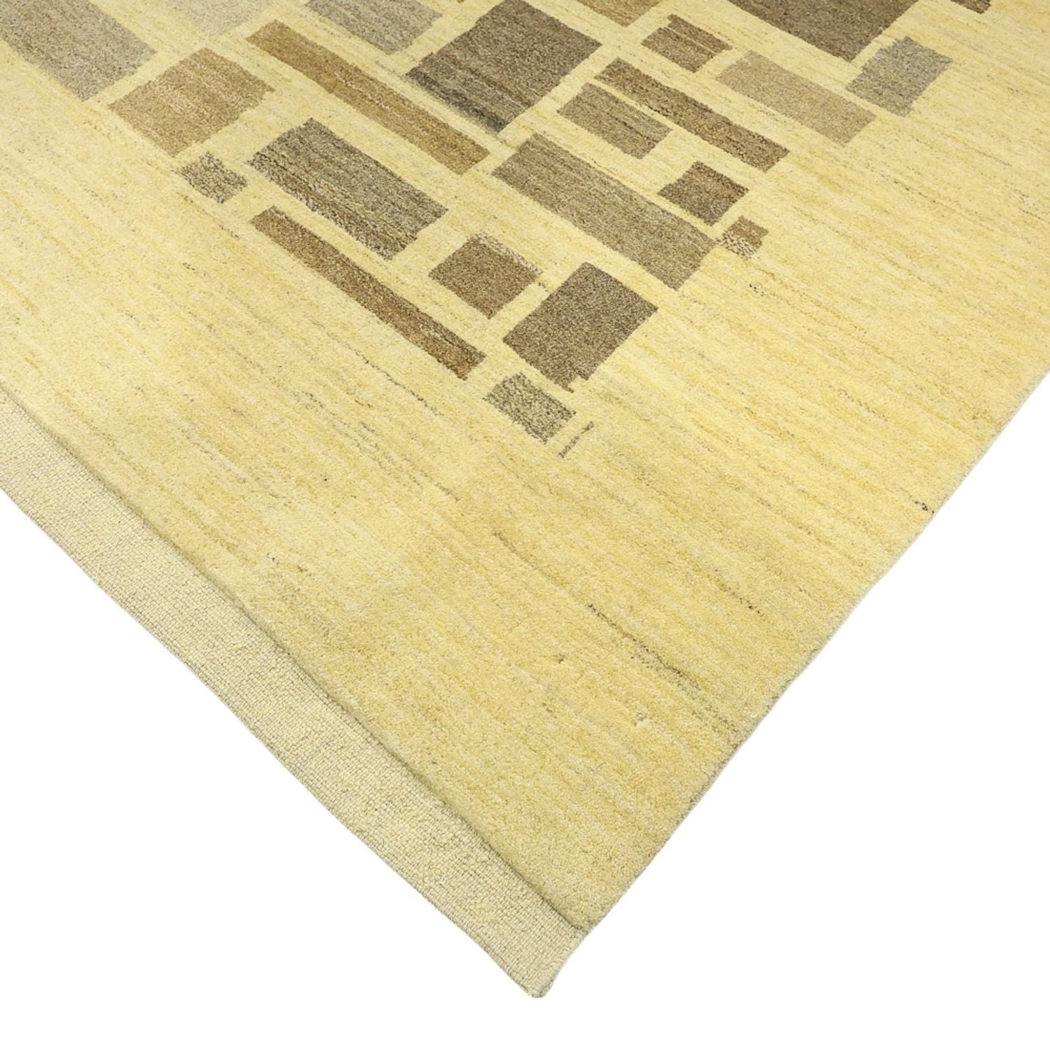 Alfombra Gabbeh - Loribaft Persa - 287 x 200 cm - beige claro