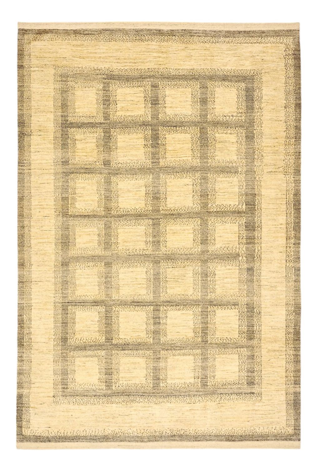 Alfombra Gabbeh - Loribaft Persa - 277 x 199 cm - beige claro
