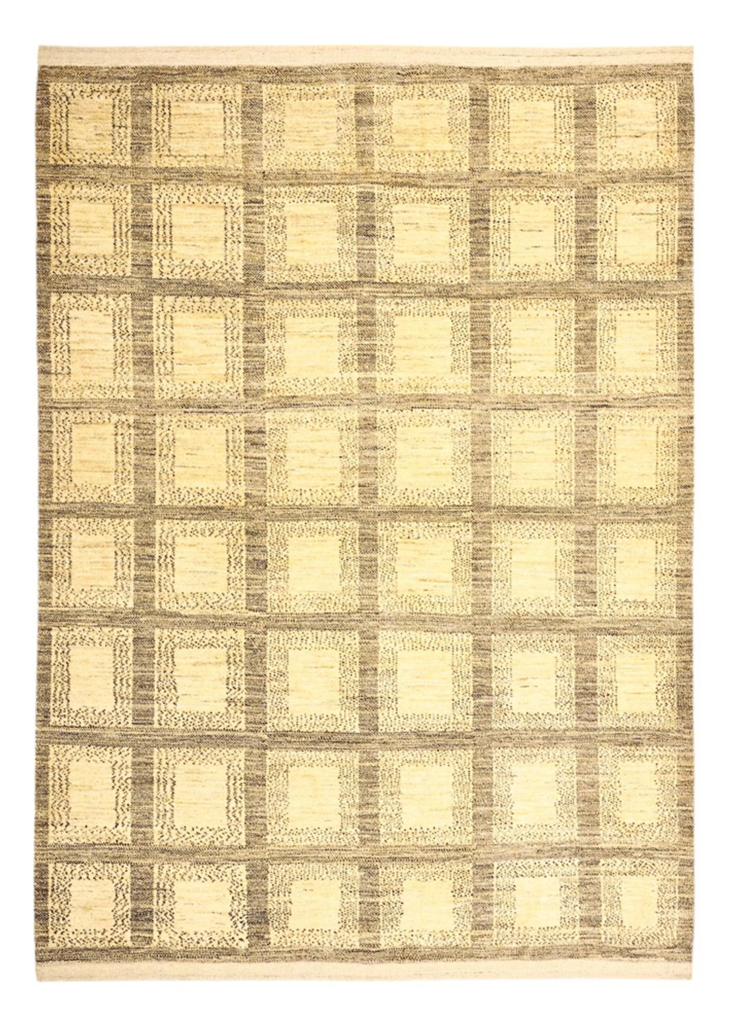 Alfombra Gabbeh - Loribaft Persa - 230 x 174 cm - beige claro