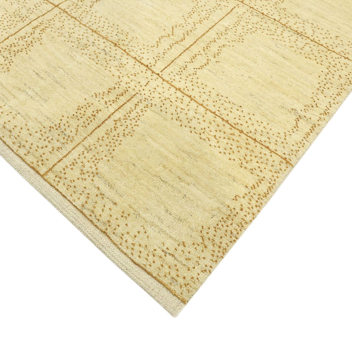Alfombra Gabbeh - Loribaft Persa - 281 x 204 cm - beige claro