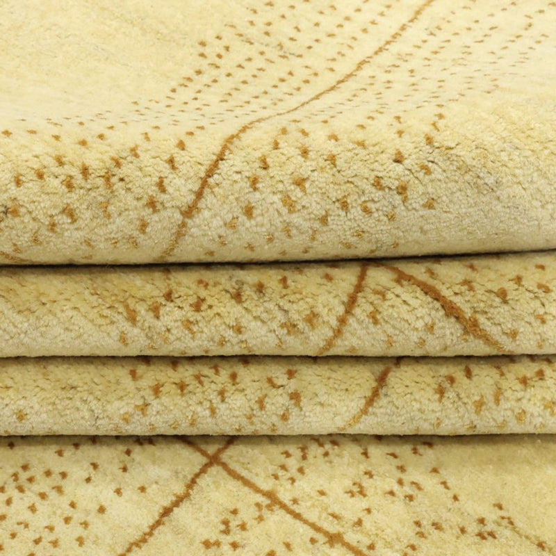 Alfombra Gabbeh - Loribaft Persa - 281 x 204 cm - beige claro