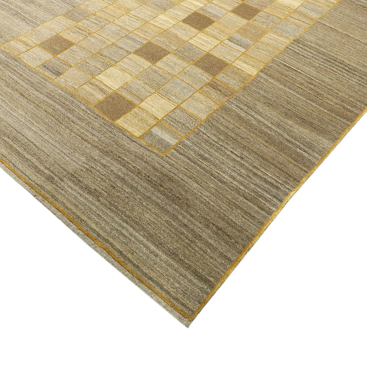 Alfombra Gabbeh - Loribaft Persa - 290 x 205 cm - beige oscuro