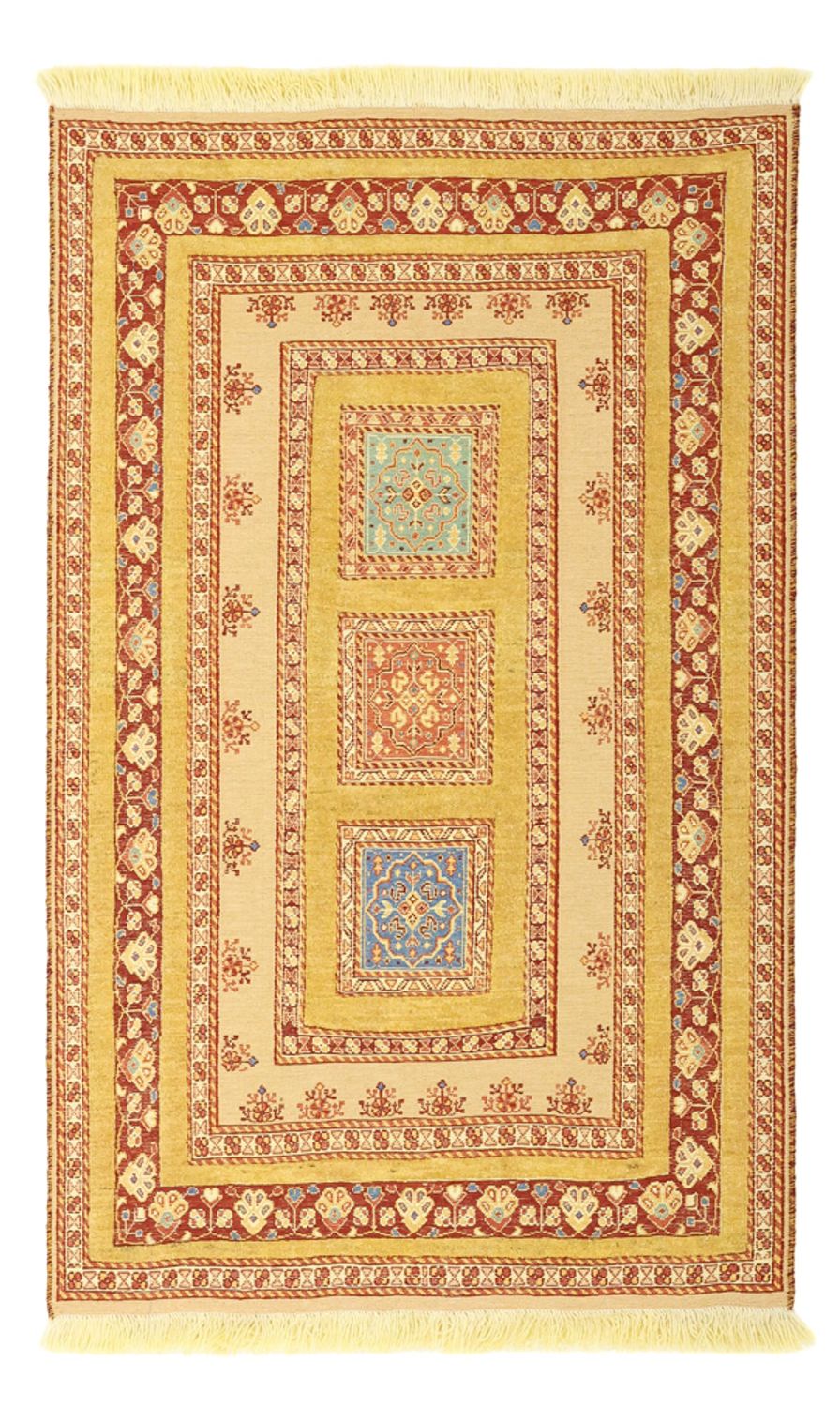 Alfombra Kelim - Oriental - 124 x 78 cm - beige claro