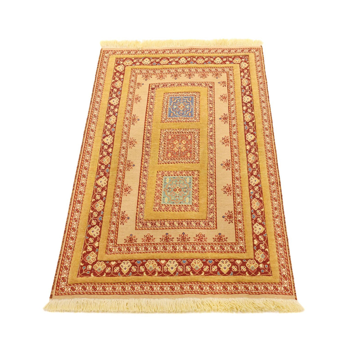 Alfombra Kelim - Oriental - 124 x 78 cm - beige claro
