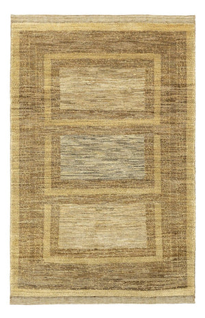 Alfombra Gabbeh - Loribaft Persa - 147 x 101 cm - arena