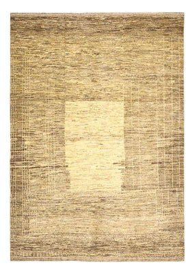 Alfombra Gabbeh - Loribaft Persa - 232 x 168 cm - beige oscuro
