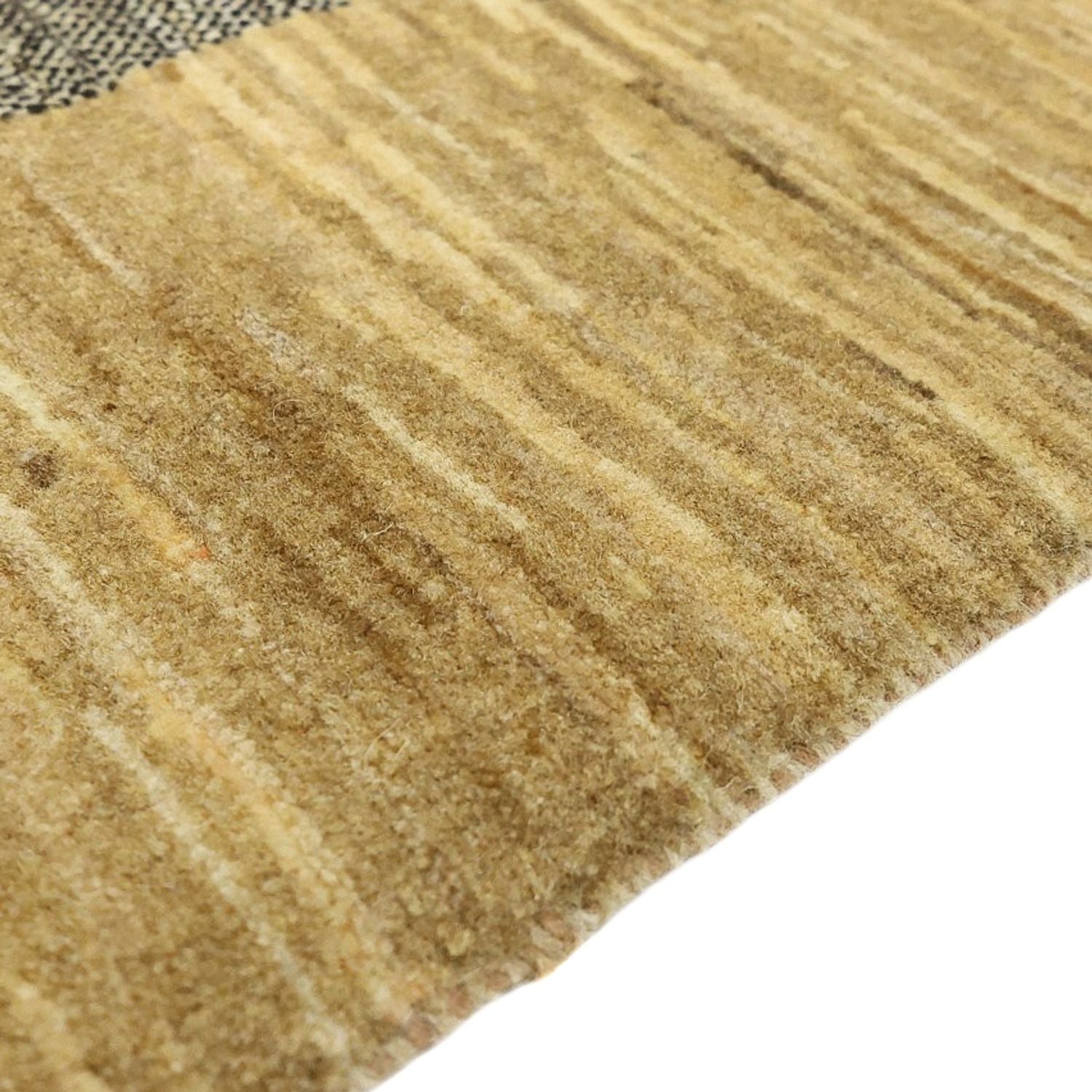 Alfombra Gabbeh - Loribaft Persa cuadrado  - 200 x 194 cm - beige oscuro