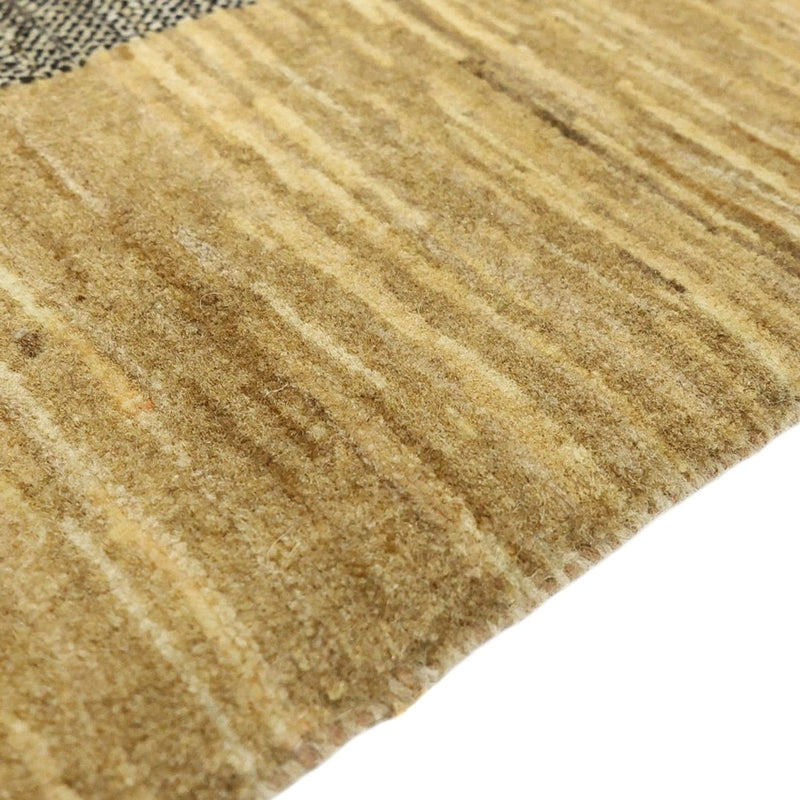 Alfombra Gabbeh - Loribaft Persa cuadrado  - 200 x 194 cm - beige oscuro