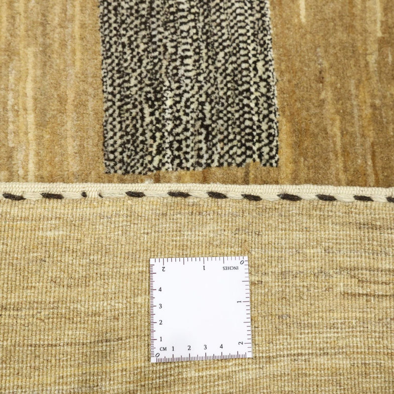 Alfombra Gabbeh - Loribaft Persa cuadrado  - 200 x 194 cm - beige oscuro